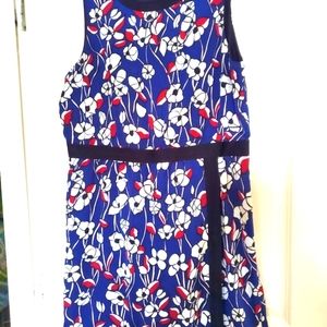 Ann Taylor Casual Sleeveless Dress. Size 14